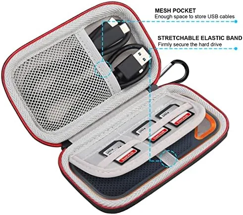 The Lacdo Hard Carrying Case for SanDisk Extreme Pro/SanDisk Extreme Portable in real use