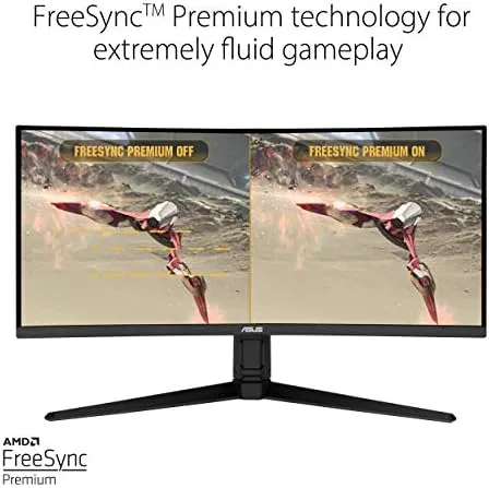 The ASUS VG34VQL1B TUF 34 Inch Curved Gaming Monitor - WQHD in real use
