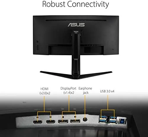 The ASUS VG34VQL1B TUF 34 Inch Curved Gaming Monitor - WQHD compared in context