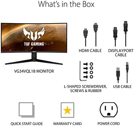 Testing the ASUS VG34VQL1B TUF 34 Inch Curved Gaming Monitor - WQHD over two weeks