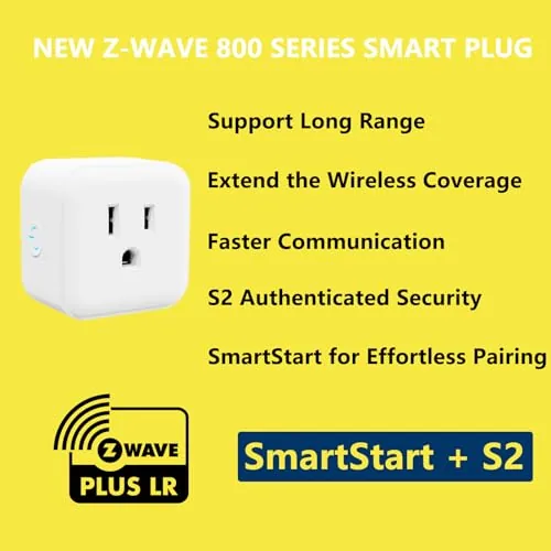 Testing the Smart Plug, Mini Plug-in Z-Wave 800 Series Socket with Built-in over two weeks