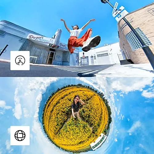 Close look at the Insta360 ONE X2 360 Degree Waterproof Action Camera, 5.7K 360 build quality