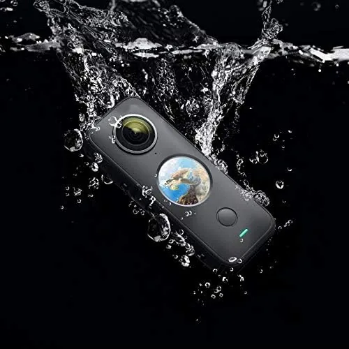 The Insta360 ONE X2 360 Degree Waterproof Action Camera, 5.7K 360 in real use