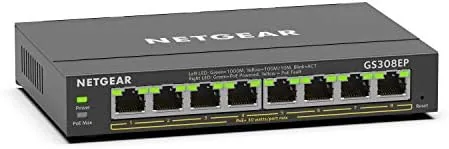 Overview of the NETGEAR 8 Port PoE Gigabit Ethernet Easy Smart Managed Switch