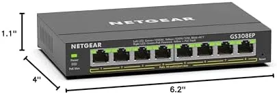 Testing the NETGEAR 8 Port PoE Gigabit Ethernet Easy Smart Managed Switch over two weeks