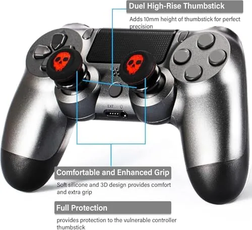 A gameplay screen on a television while holding the modded PS5 controller