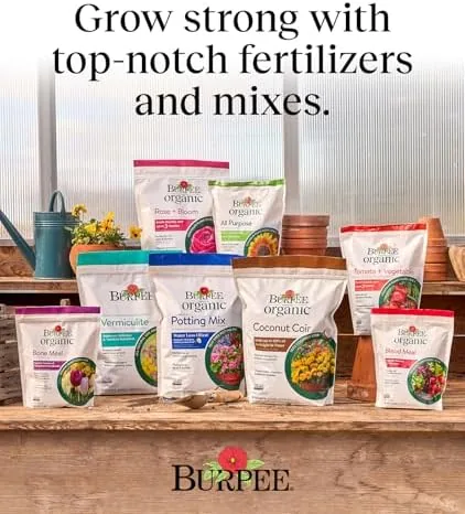 The Burpee, 9 Quarts | Premium Organic Potting Natural Soil Mix compared in context