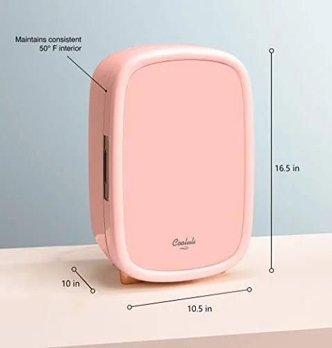 The Cooluli Beauty 12L Makeup Fridge - Pink Mini Fridge for in real use