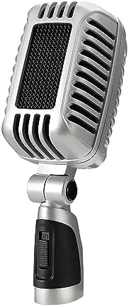 CAROL CLM-101 Retro Wired Vocal Microphone, Dynamic Supercardioid - Black | Retro wired microphone Review: Tested and Rated