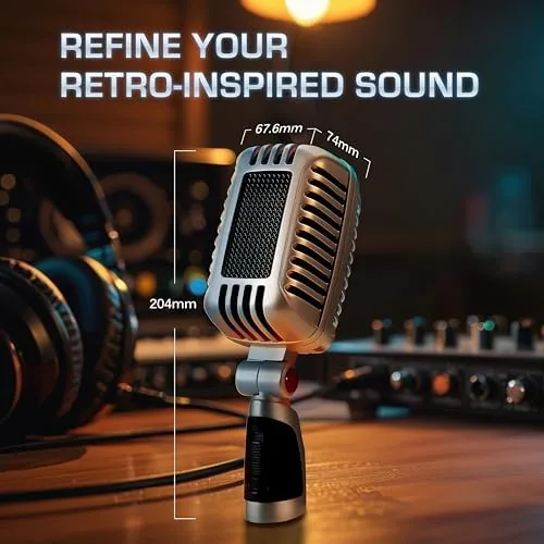 Testing the CAROL CLM-101 Retro Wired Vocal Microphone, Dynamic Supercardioid - Black over two weeks