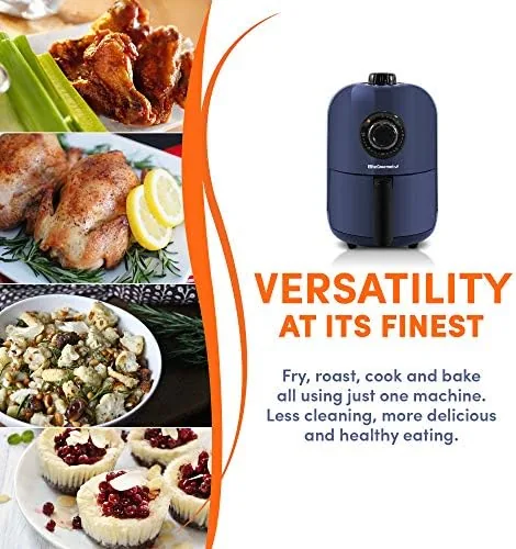 The Elite Gourmet EAF1121BG Personal 1.1 Qt. Compact Space Saving Electric in real use