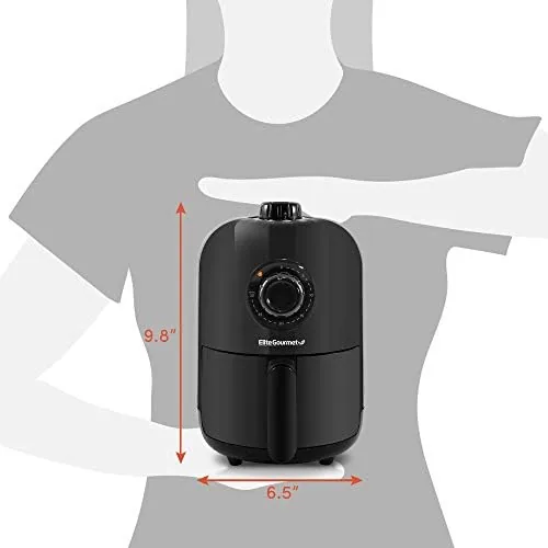 Testing the Elite Gourmet EAF1121 Personal Air Fryer, Compact, Oil-Less, 1000W, 1.1Qt over two weeks