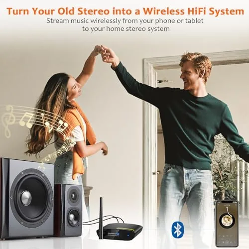 The 1Mii DS200Pro Bluetooth 5.3 Receiver for Home Stereo, HiFi Wireless in real use