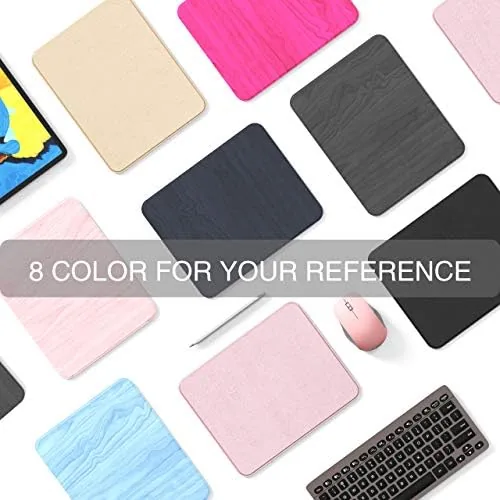 Testing the YSAGi Grey Hard Mouse Pad,Ultra Thin Wood-Textured PU Leather Mouse over two weeks