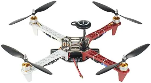 Close look at the QWinOut F450 APM2.8 6M GPS DIY RC Drone Kit 450mm build quality