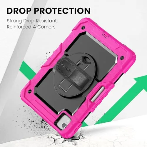 Testing the SEYMAC Case for iPad Air 5th/4th Gen 10.9 Inch, Black/Pink over two weeks