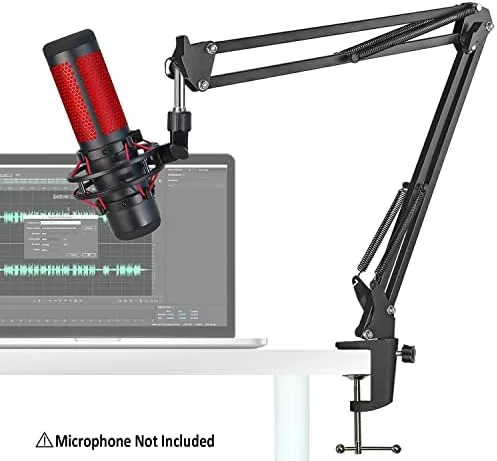 Close look at the Mic Arm for QuadCast S - Boom Arm for HyperX build quality