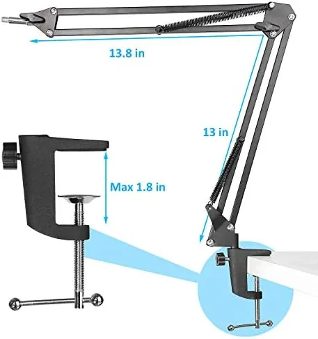 The Mic Arm for QuadCast S - Boom Arm for HyperX in real use