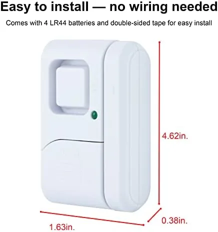 Close look at the UltraPro Personal Security Window and Door Alarm, 6 Pack, Wireless build quality