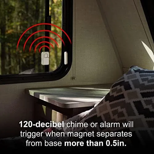The UltraPro Personal Security Window and Door Alarm, 6 Pack, Wireless in real use
