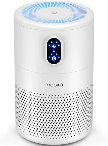 MOOKA Air Purifiers for Home Large Room up to 1076ft², H13 True HEPA Air Review: Tested and Rated