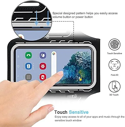 Close look at the Armband for Samsung Galaxy S26 S25 S24 S23 S22 Ultra/Plus/FE build quality