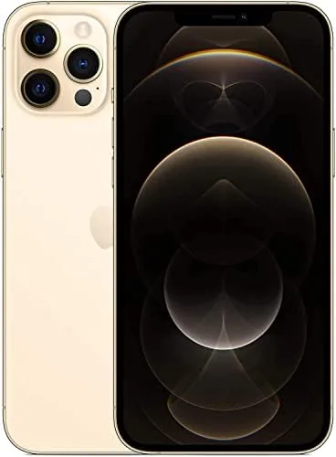 Another view of the Apple iPhone 12 Pro Max, 128GB, Pacific Blue - Fully Unlocked (Renewed)