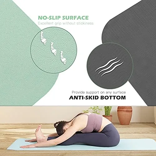 Close look at the Yoga Mat Non Slip, Pilates Fitness Mats, Eco Friendly, Anti-Tear build quality