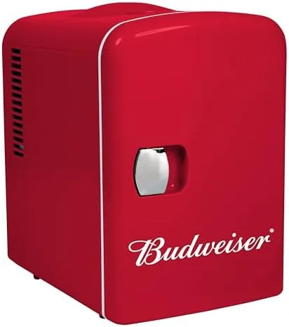 CURTIS Budweiser MIS135BUD, Mini Portable Compact Personal Fridge Cooler, 4 Liter Capacity Chills Six Review: Tested and Rated