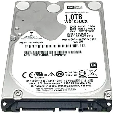 Close look at the Western Digital 1TB 5400RPM 16MB Cache SATA 6.0Gb/s 2.5inch Hard build quality