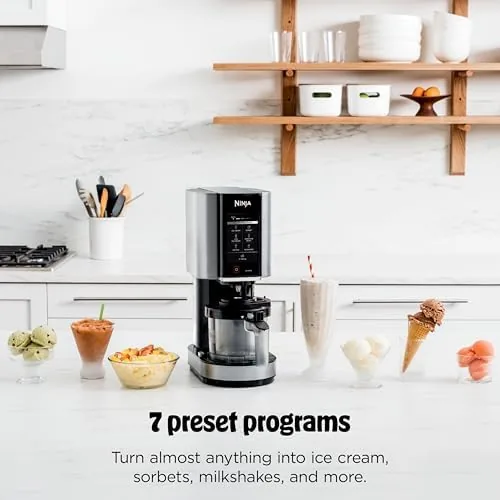 Close look at the Ninja® CREAMi® 7-in-1 Ice Cream Maker, Ice Cream, Gelato and build quality