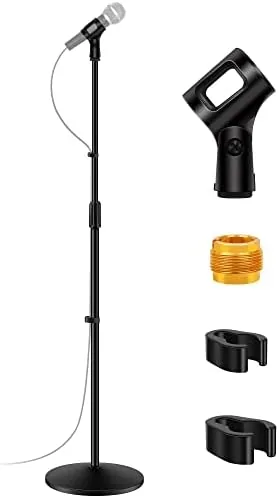 InnoGear Mic Stand Microphone Stand Floor with Weighted Base for Singing | Height Adjustable Review: Tested and Rated