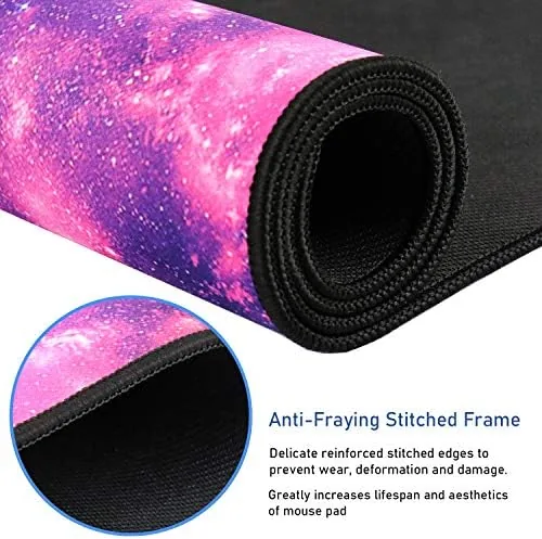 Close look at the Gaming Mouse Pad, 31.5x15.7x0.12 inch Waterproof Computer Keyboard Mouse Mat build quality