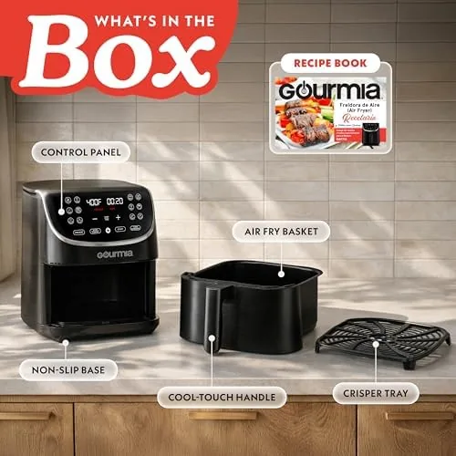 A family dinner table with dishes prepared in the air fryer