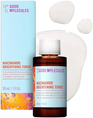Good Molecules Niacinamide Brightening Toner, Travel Size, 1 fl oz | Brightens and evens Review: Tested and Rated
