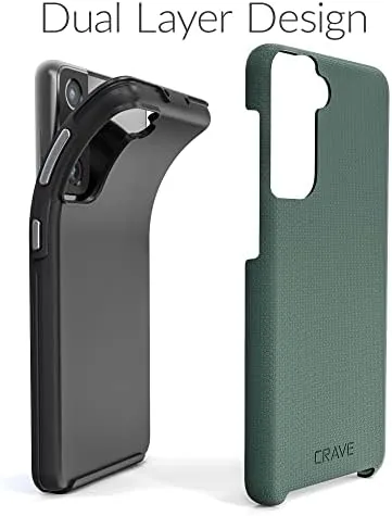 The Crave Dual Guard for Samsung Galaxy S21 Case - Forest in real use