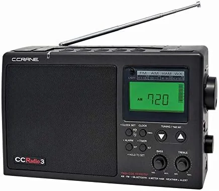 C. Crane CCRadio 3 Long Range Reception AM, FM, NOAA Weather Plus Alert and Review: Tested and Rated