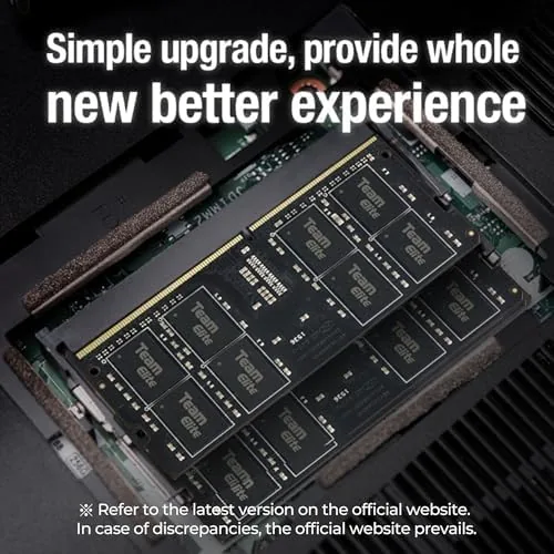 The laptop task manager showing 32GB of memory recognized