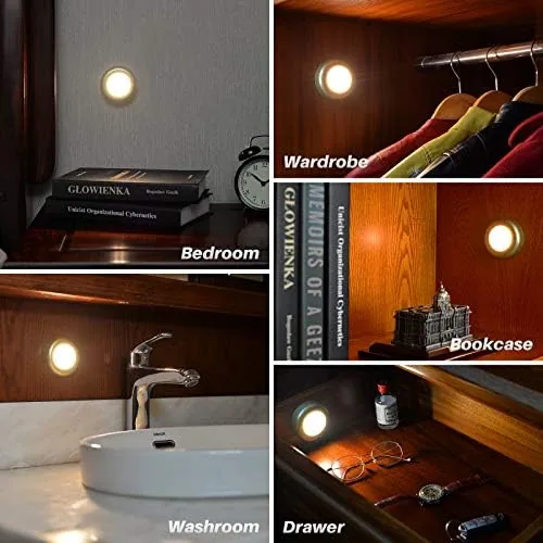 Testing the STAR-SPANGLED 2.8" LED Stick on Push Tap Light Battery, 5 over two weeks