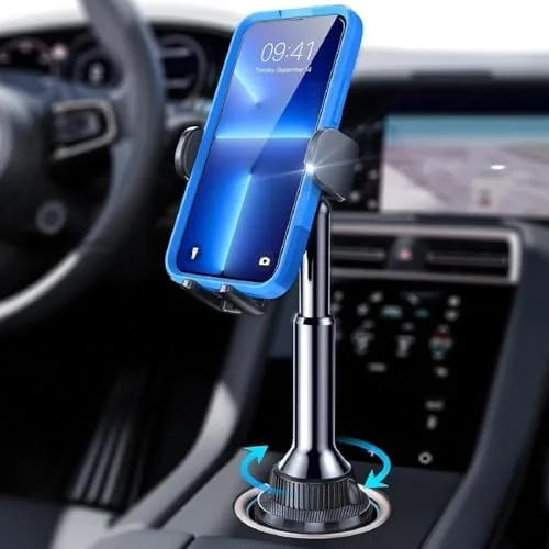 LISEN Cup Holder Phone Holder [No Shaking] Phone Holder for Car, 360° Adjustable iPhone Review: Tested and Rated
