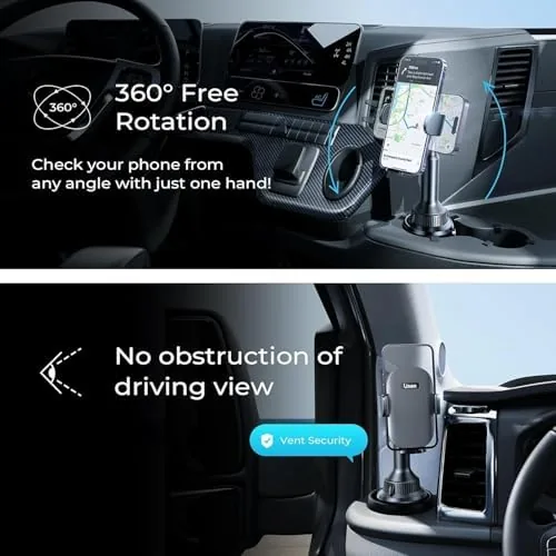 The LISEN Cup Holder Phone Holder [No Shaking] Phone Holder for compared in context