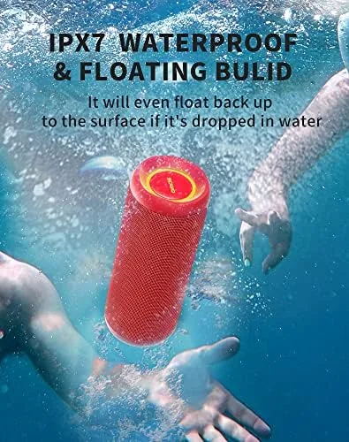 The SOWO Portable Bluetooth Speaker, Waterproof IPX7, 25W Loud Wirelss Speaker in real use