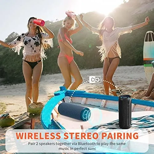 The SOWO Bluetooth Speaker Wireless, IPX7 Waterproof Portable Speaker Outdoor | compared in context