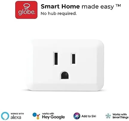 The Globe Electric 50329-U Wi-Fi Smart Plug Mini, No Hub Required in real use