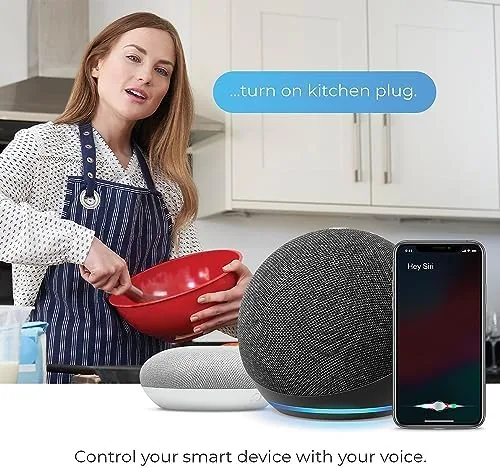 Another view of the Globe Electric 50329-U Wi-Fi Smart Plug Mini, No Hub Required