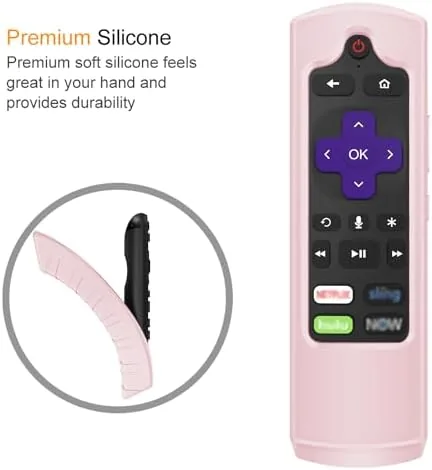Another view of the Silicone Case for Roku Voice Remote RCA1R/RCAL7R, Express HD/4K+ |