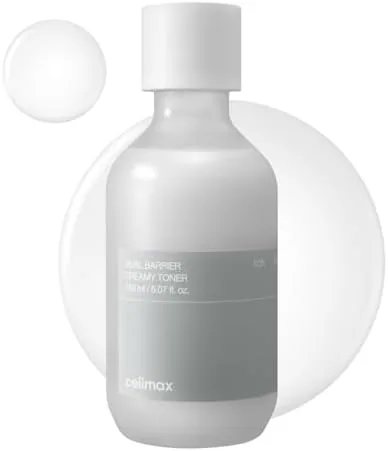 celimax Dual Barrier Creamy Toner, 5.07 fl.oz | Milky Toner with Ceramides, Peptide, Oil Review: Tested and Rated