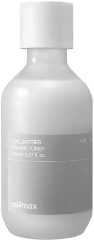 The celimax Dual Barrier Creamy Toner, 5.07 fl.oz | Milky Toner in real use