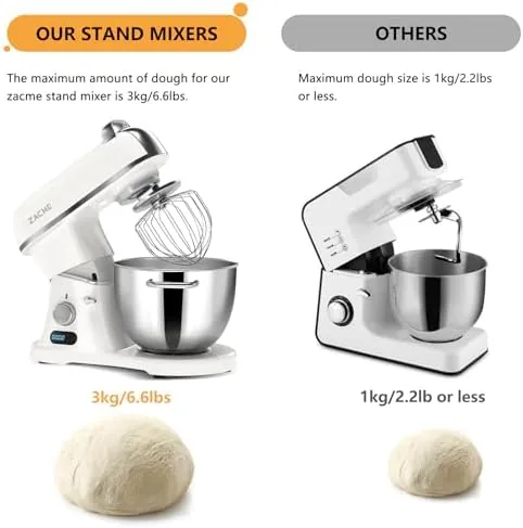 The aluminum die cast housing and lift lever mechanism of the ZACME mixer