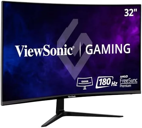 Overview of the ViewSonic VX3218-PC-MHD 32 Inch 1080p Curved Gaming Monitor, 180Hz and